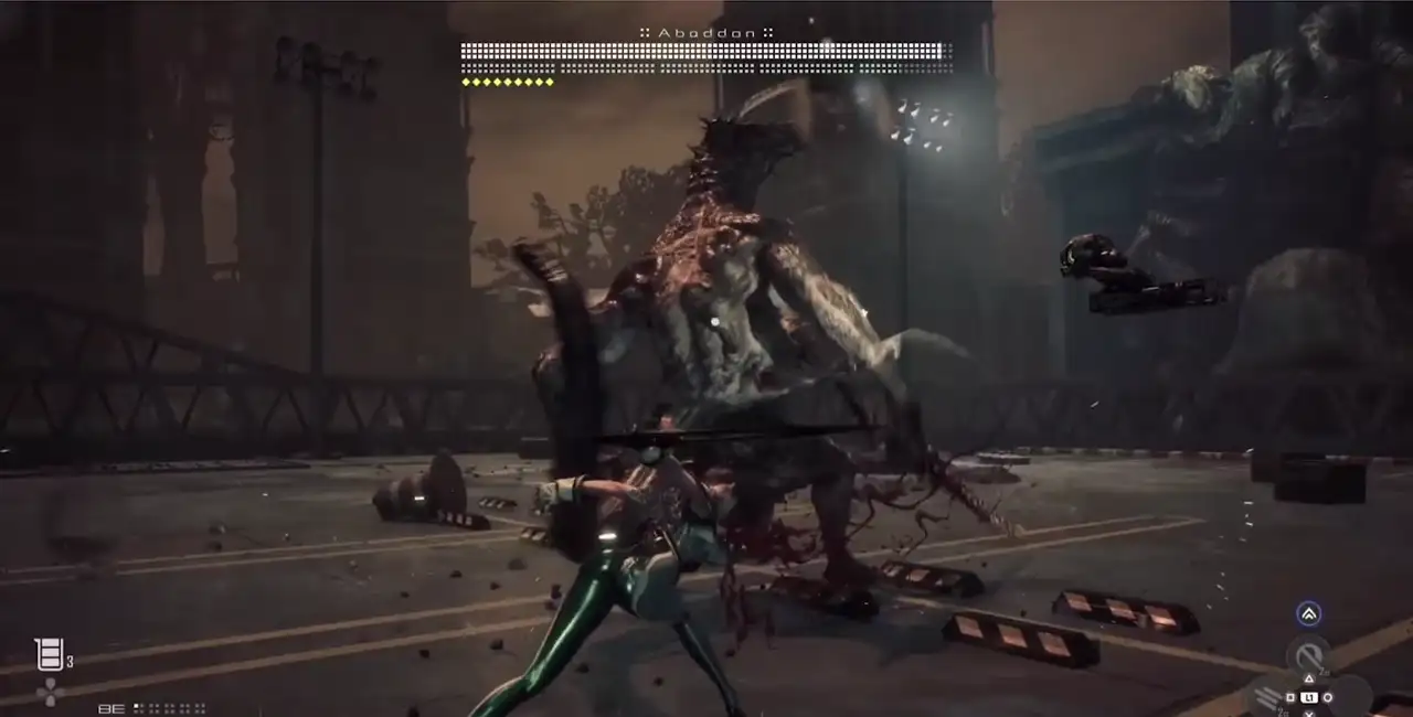 Stellar Blade Abaddon boss opening pressure screenshot