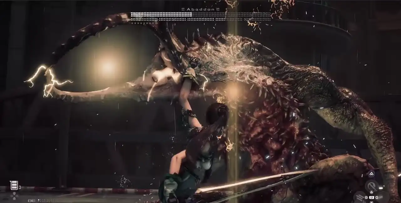 Stellar Blade Abaddon punish window screenshot
