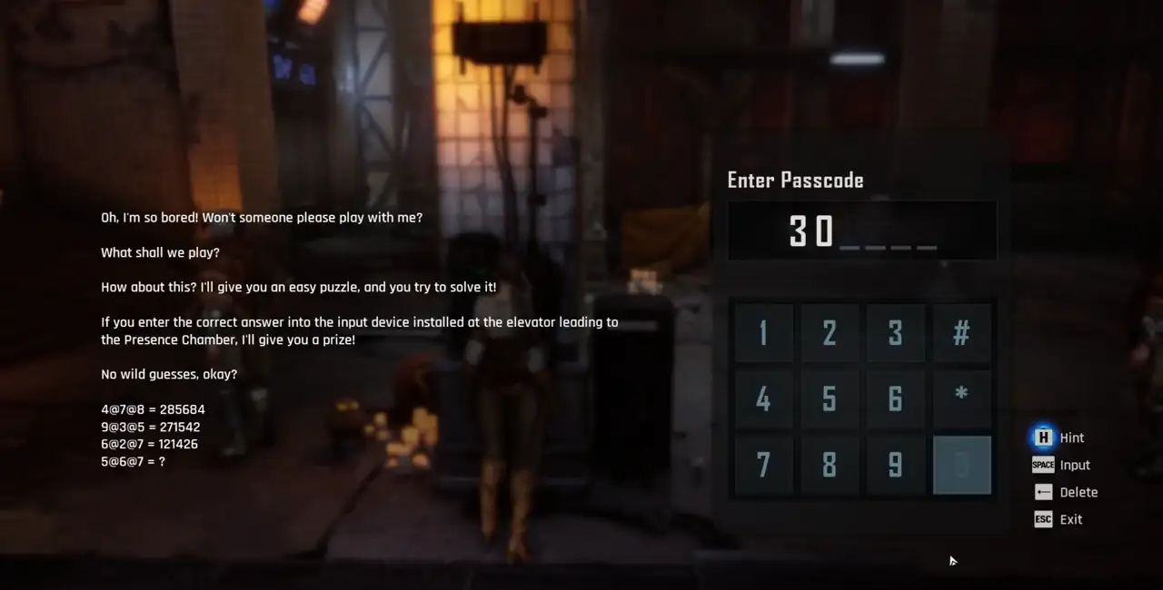 Stellar Blade Simple Puzzle formula screenshot