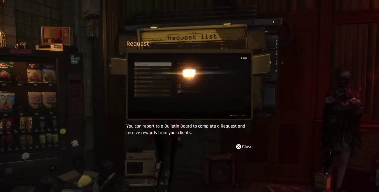 Stellar Blade Legion’s Secret Stash request board screenshot