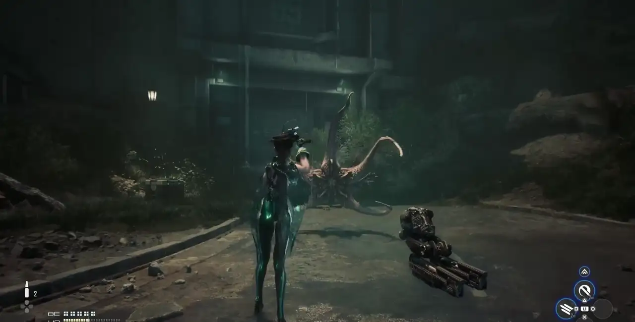 Stellar Blade Exospine route and upgrade context screenshot