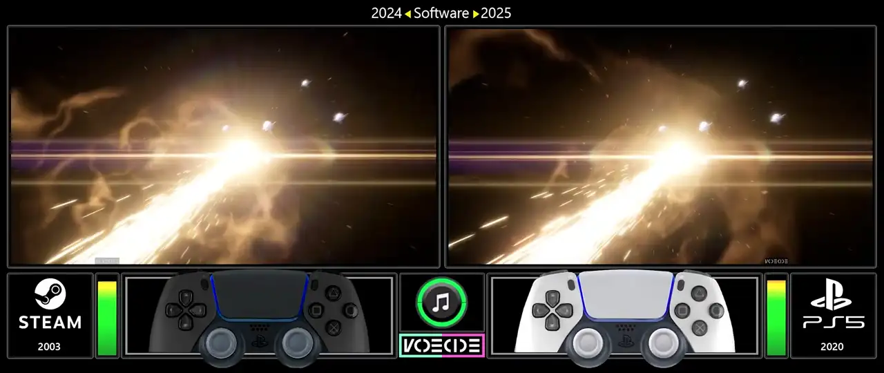 Stellar Blade PC versus PlayStation 5 comparison screenshot